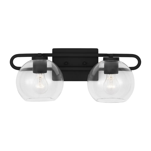 Myhouse Lighting Visual Comfort Studio - 4455702-112 - Two Light Bath Vanity - Codyn - Midnight Black