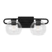 Myhouse Lighting Visual Comfort Studio - 4455702-112 - Two Light Bath Vanity - Codyn - Midnight Black