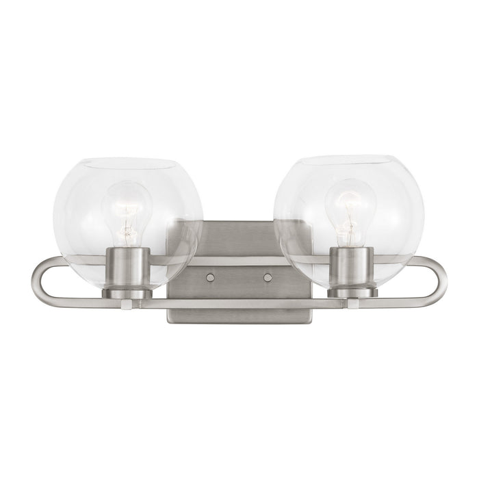 Myhouse Lighting Visual Comfort Studio - 4455702-962 - Two Light Bath Vanity - Codyn - Brushed Nickel