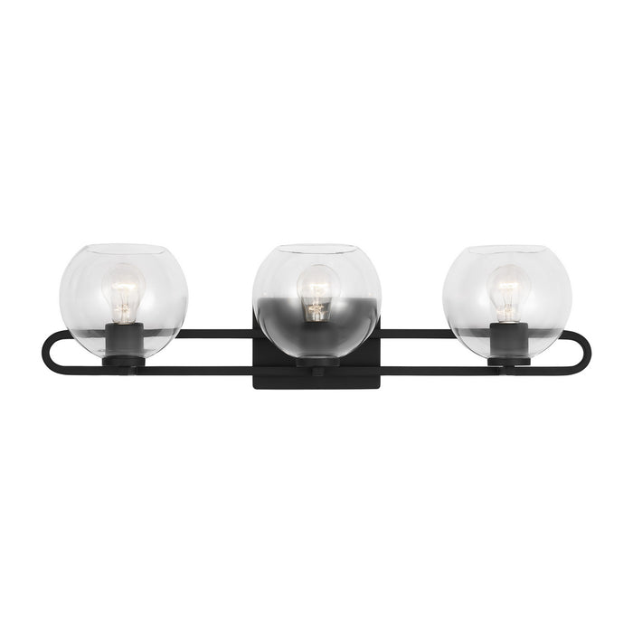 Myhouse Lighting Visual Comfort Studio - 4455703-112 - Three Light Bath Vanity - Codyn - Midnight Black