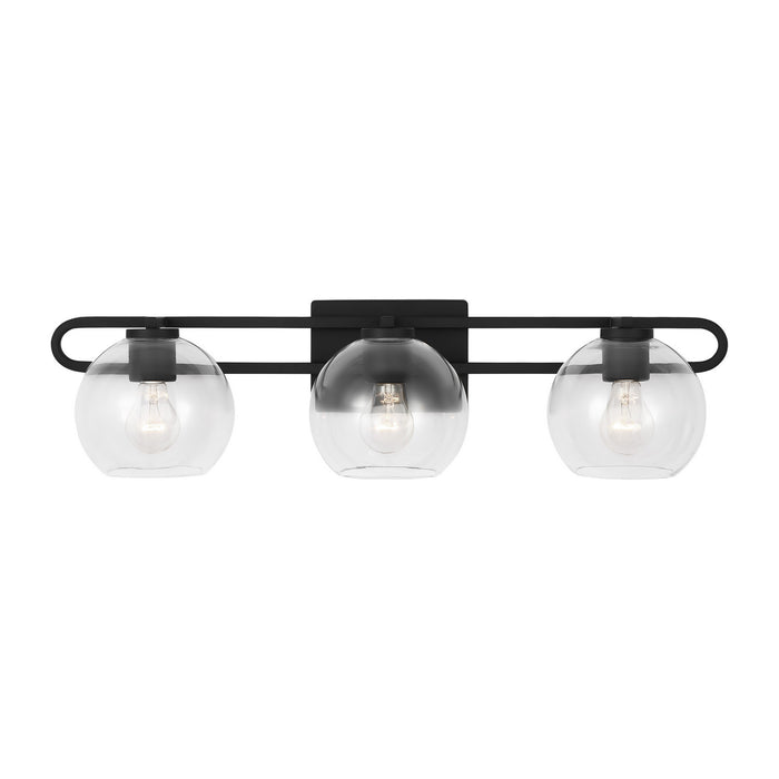 Myhouse Lighting Visual Comfort Studio - 4455703-112 - Three Light Bath Vanity - Codyn - Midnight Black