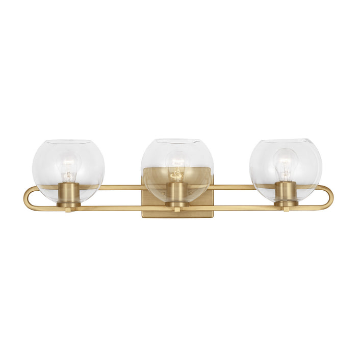 Myhouse Lighting Visual Comfort Studio - 4455703-848 - Three Light Bath Vanity - Codyn - Satin Brass