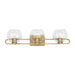 Myhouse Lighting Visual Comfort Studio - 4455703-848 - Three Light Bath Vanity - Codyn - Satin Brass