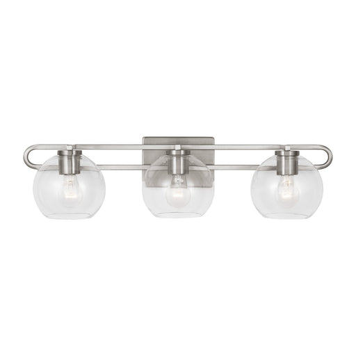 Myhouse Lighting Visual Comfort Studio - 4455703-962 - Three Light Bath Vanity - Codyn - Brushed Nickel