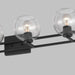 Myhouse Lighting Visual Comfort Studio - 4455704-112 - Four Light Bath Vanity - Codyn - Midnight Black