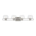 Myhouse Lighting Visual Comfort Studio - 4455704-962 - Four Light Bath Vanity - Codyn - Brushed Nickel