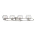 Myhouse Lighting Visual Comfort Studio - 4455704-962 - Four Light Bath Vanity - Codyn - Brushed Nickel