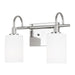 Myhouse Lighting Visual Comfort Studio - 4457102-05 - Two Light Bath Vanity - Oak Moore - Chrome