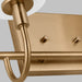 Myhouse Lighting Visual Comfort Studio - 4457102-848 - Two Light Bath Vanity - Oak Moore - Satin Brass