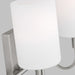 Myhouse Lighting Visual Comfort Studio - 4457102-962 - Two Light Bath Vanity - Oak Moore - Brushed Nickel