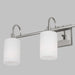 Myhouse Lighting Visual Comfort Studio - 4457103-05 - Three Light Bath Vanity - Oak Moore - Chrome