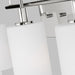 Myhouse Lighting Visual Comfort Studio - 4457103-05 - Three Light Bath Vanity - Oak Moore - Chrome