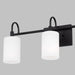 Myhouse Lighting Visual Comfort Studio - 4457103-112 - Three Light Bath Vanity - Oak Moore - Midnight Black