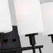 Myhouse Lighting Visual Comfort Studio - 4457103-112 - Three Light Bath Vanity - Oak Moore - Midnight Black
