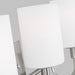 Myhouse Lighting Visual Comfort Studio - 4457103-962 - Three Light Bath Vanity - Oak Moore - Brushed Nickel