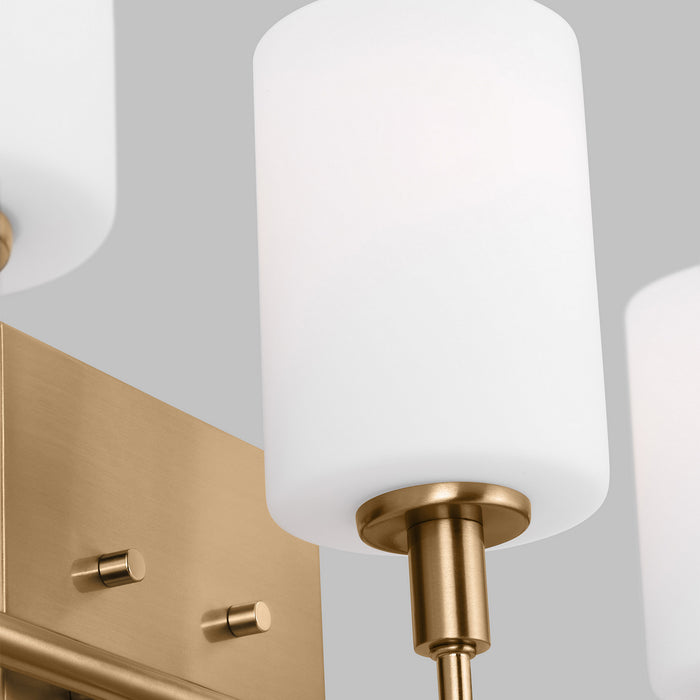 Myhouse Lighting Visual Comfort Studio - 4457103EN3-848 - LED Bath Wall Sconce - Oak Moore - Satin Brass