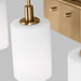 Myhouse Lighting Visual Comfort Studio - 4457103EN3-848 - LED Bath Wall Sconce - Oak Moore - Satin Brass