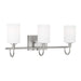 Myhouse Lighting Visual Comfort Studio - 4457103EN3-962 - LED Bath Wall Sconce - Oak Moore - Brushed Nickel