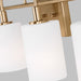 Myhouse Lighting Visual Comfort Studio - 4457104-848 - Four Light Bath Vanity - Oak Moore - Satin Brass
