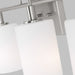 Myhouse Lighting Visual Comfort Studio - 4457104-962 - Four Light Bath Vanity - Oak Moore - Brushed Nickel