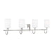 Myhouse Lighting Visual Comfort Studio - 4457104EN3-05 - LED Bath Wall Sconce - Oak Moore - Chrome