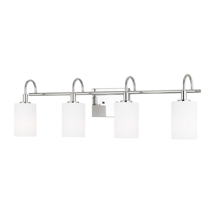 Myhouse Lighting Visual Comfort Studio - 4457104EN3-05 - LED Bath Wall Sconce - Oak Moore - Chrome