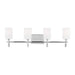 Myhouse Lighting Visual Comfort Studio - 4457104EN3-05 - LED Bath Wall Sconce - Oak Moore - Chrome