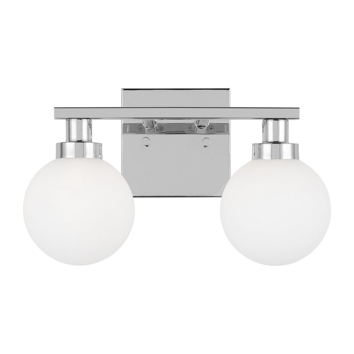 Myhouse Lighting Visual Comfort Studio - 4461602-05 - Two Light Bath Vanity - Clybourn - Chrome