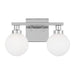 Myhouse Lighting Visual Comfort Studio - 4461602-05 - Two Light Bath Vanity - Clybourn - Chrome