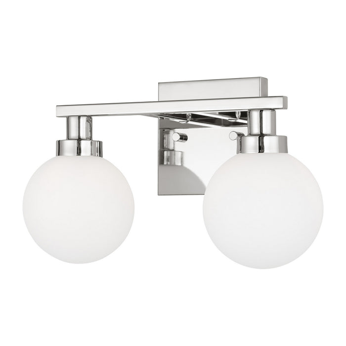 Myhouse Lighting Visual Comfort Studio - 4461602-05 - Two Light Bath Vanity - Clybourn - Chrome