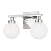 Myhouse Lighting Visual Comfort Studio - 4461602-05 - Two Light Bath Vanity - Clybourn - Chrome