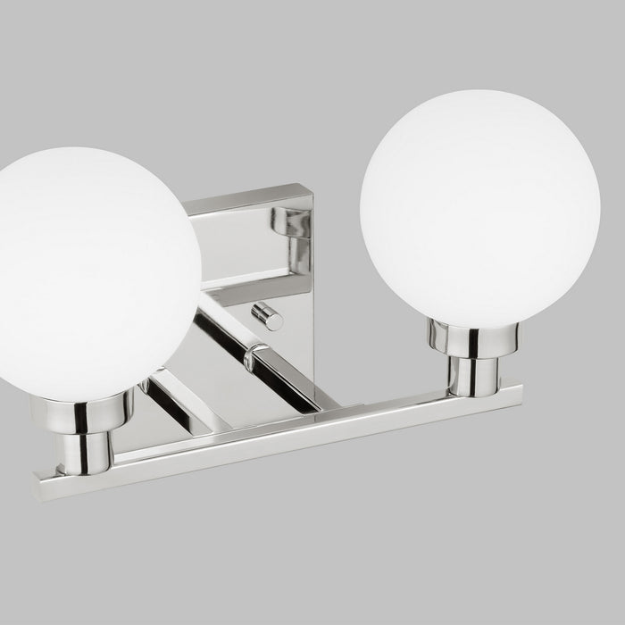 Myhouse Lighting Visual Comfort Studio - 4461602-05 - Two Light Bath Vanity - Clybourn - Chrome