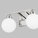 Myhouse Lighting Visual Comfort Studio - 4461602-05 - Two Light Bath Vanity - Clybourn - Chrome