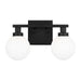 Myhouse Lighting Visual Comfort Studio - 4461602-112 - Two Light Bath Vanity - Clybourn - Midnight Black