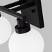 Myhouse Lighting Visual Comfort Studio - 4461602-112 - Two Light Bath Vanity - Clybourn - Midnight Black