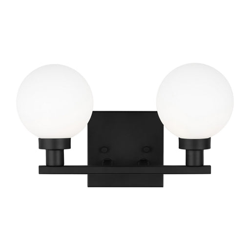 Myhouse Lighting Visual Comfort Studio - 4461602-112 - Two Light Bath Vanity - Clybourn - Midnight Black