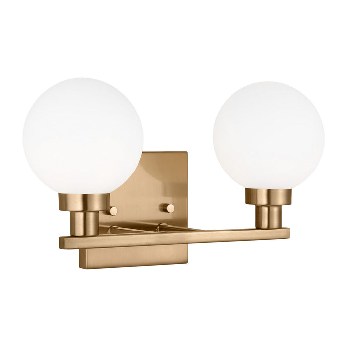 Myhouse Lighting Visual Comfort Studio - 4461602-848 - Two Light Bath Vanity - Clybourn - Satin Brass