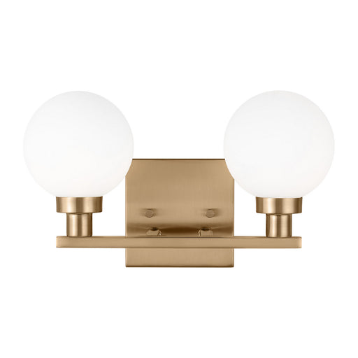 Myhouse Lighting Visual Comfort Studio - 4461602-848 - Two Light Bath Vanity - Clybourn - Satin Brass