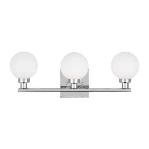 Myhouse Lighting Visual Comfort Studio - 4461603-05 - Three Light Bath Vanity - Clybourn - Chrome