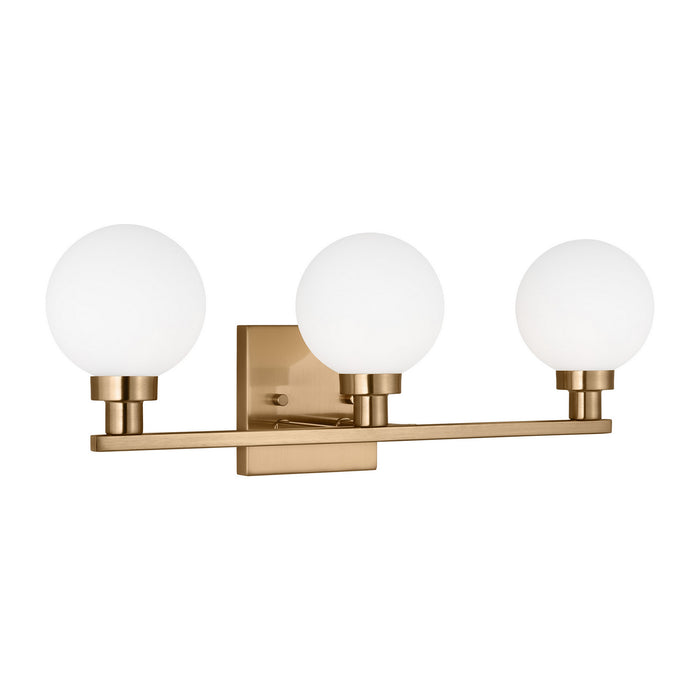 Myhouse Lighting Visual Comfort Studio - 4461603-848 - Three Light Bath Vanity - Clybourn - Satin Brass