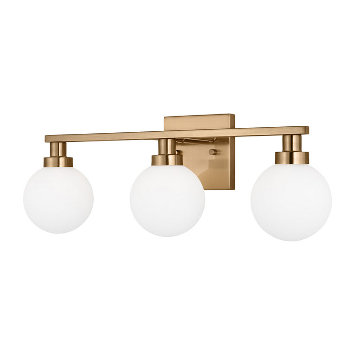 Myhouse Lighting Visual Comfort Studio - 4461603-848 - Three Light Bath Vanity - Clybourn - Satin Brass