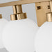 Myhouse Lighting Visual Comfort Studio - 4461603-848 - Three Light Bath Vanity - Clybourn - Satin Brass