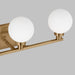 Myhouse Lighting Visual Comfort Studio - 4461603-848 - Three Light Bath Vanity - Clybourn - Satin Brass