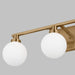 Myhouse Lighting Visual Comfort Studio - 4461603-848 - Three Light Bath Vanity - Clybourn - Satin Brass