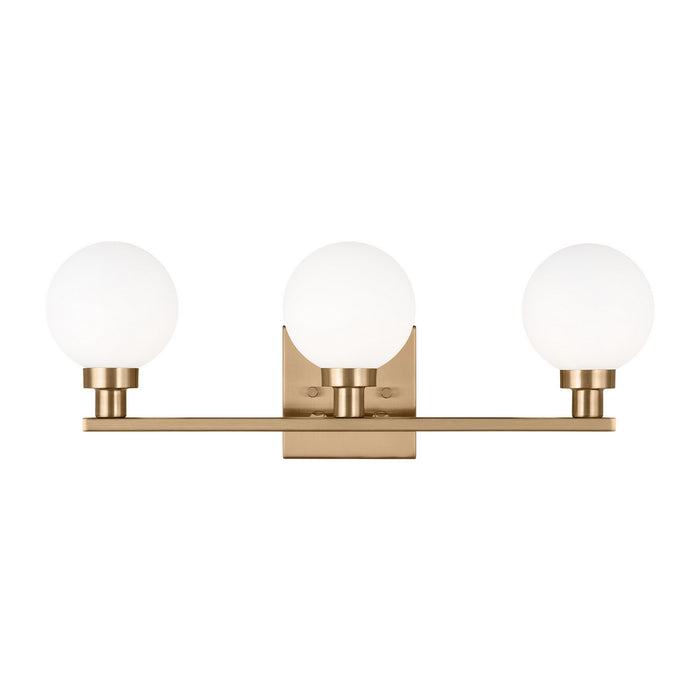 Myhouse Lighting Visual Comfort Studio - 4461603-848 - Three Light Bath Vanity - Clybourn - Satin Brass