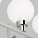 Myhouse Lighting Visual Comfort Studio - 4461604-05 - Four Light Bath Vanity - Clybourn - Chrome