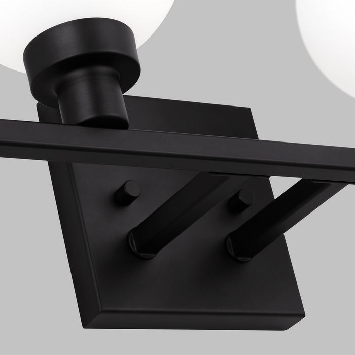 Myhouse Lighting Visual Comfort Studio - 4461604-112 - Four Light Bath Vanity - Clybourn - Midnight Black