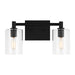 Myhouse Lighting Visual Comfort Studio - 4464202-112 - Two Light Bath Vanity - Fullton - Midnight Black