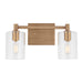 Myhouse Lighting Visual Comfort Studio - 4464202-848 - Two Light Bath Vanity - Fullton - Satin Brass