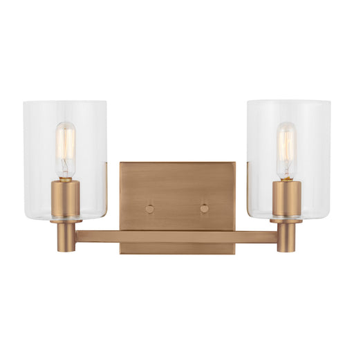 Myhouse Lighting Visual Comfort Studio - 4464202-848 - Two Light Bath Vanity - Fullton - Satin Brass